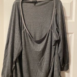 Torrid off the shoulder sweatshirt